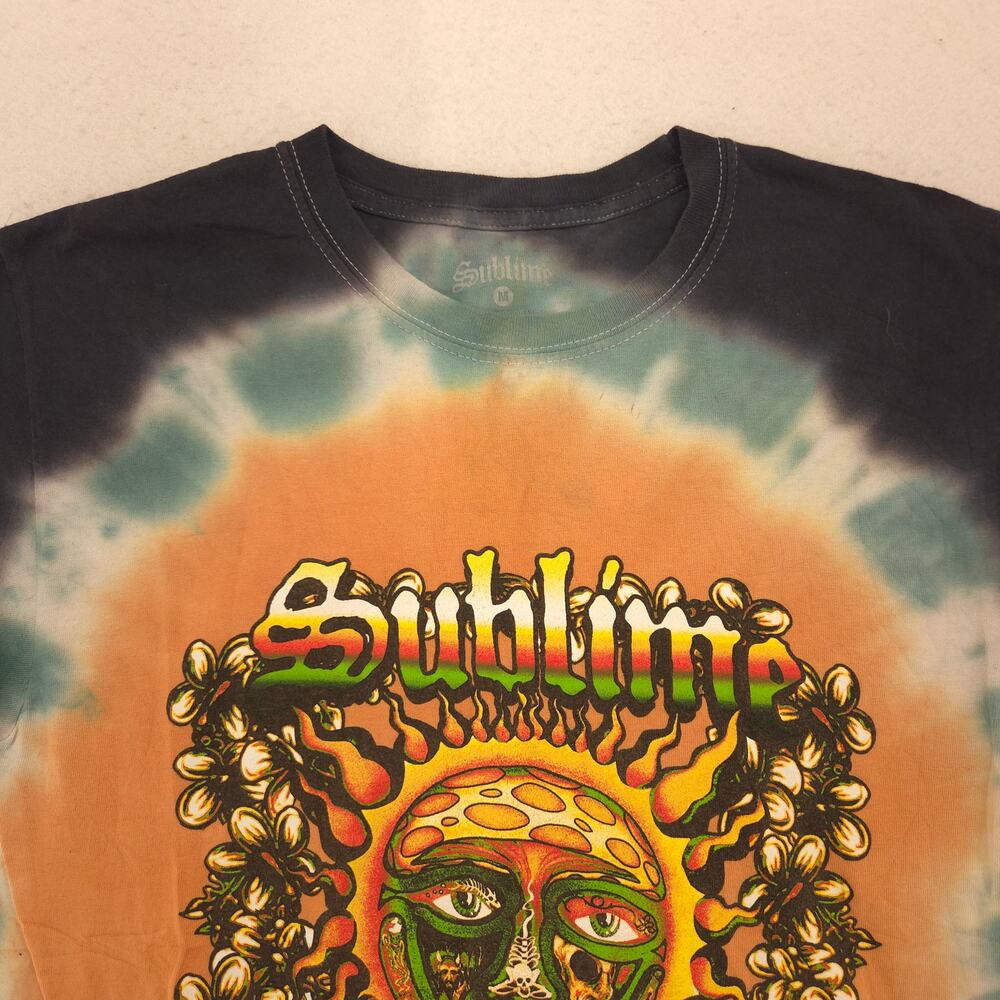 Sublime Band Short Sleeve Crew Neck T Shirt Mens Size Medium M Black 13873